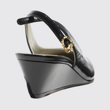Logo Slingback Pumps