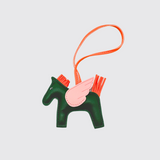 Handmade Charm in Green/Pink/Orange