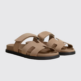 Chypre Sandals in Beige Sable