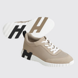 Bouncing Sneakers in Beige Galet