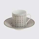 Mosaique Au 24 Platinum Coffee Cup And Saucer