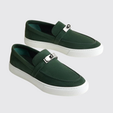 Men's Game Slip-Ons in Vert Bouteille