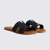 Izmir Sandals in Bleu Brut