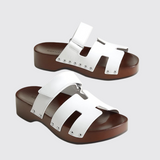 Kos Clogs in Blanc