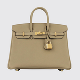 Birkin 25 in Beige Marfa