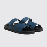Chypre Sandals in Bleu Turquin