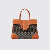 Saïgon Tote Bag in Tan/Black