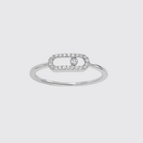 Move Uno Ring (White Gold)