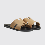 Izmir Sandals in Beige Albâtre