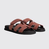 Chypre Sandals in Rose Antique
