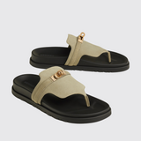 Empire Sandals in Vert Mosaïque