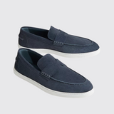 Job Loafers in Bleu Celeste