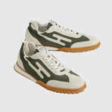 Jet Sneakers in Vert Foret/Blanc