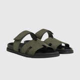 Chypre Sandals in Vert Forêt