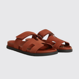 Chypre Sandals in Marron Muscavado