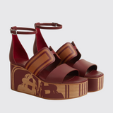 Kalis 35 Sandals in Rouge H/Naturel