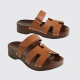 Kos Clogs in Naturel