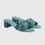 Oasis Sandals in Bleu Minéral