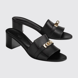 Gigi 50 Sandals in Noir