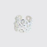 Chaine D'ancre Enchainee Ring - Large Model