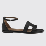 Santorini Sandals in Noir