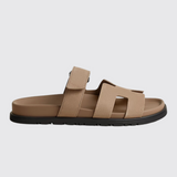 Chypre Sandals in Beige Sable