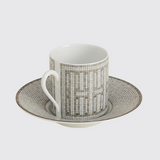 Mosaique Au 24 Platinum Coffee Cup And Saucer