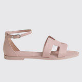 Santorini Sandals in Rose Cancan