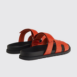 Chypre Sandals in Orange Nacarat