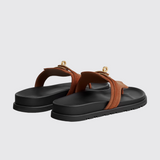 Empire Sandals in Brun Amourette