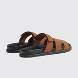 Chypre Sandals in Brun Fumé