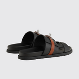Jackson Sandals in Noir/Naturel H