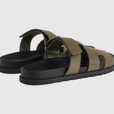 Chypre Sandals in Vert Toundra
