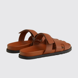 Chypre Sandals in Marron Doré