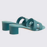 Oasis Sandals in Bleu Minéral