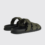 Chypre Sandals in Vert Forêt
