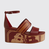 Kalis 35 Sandals in Rouge H/Naturel