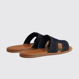 Izmir Sandals in Bleu Brut