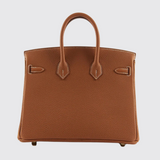 Birkin 25 in Gold