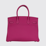 Birkin 30 in Rose Pourpre