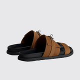 Jackson Sandals in Brun Fumé
