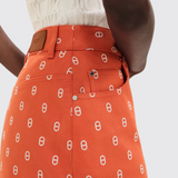 "Chaine d'Ancre" Denim Mini Skirt
