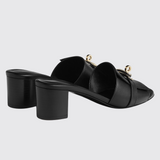 Gigi 50 Sandals in Noir