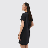 Embroidered Pocket T-Shirt Dress