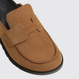 Men's Go Mules in Brun Fumé