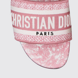 Mule Dway Dioriviera Sandals in Rose Bégonia