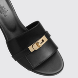 Gigi 50 Sandals in Noir