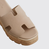 Eze 30 Sandals in Beige Camel