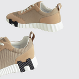Bouncing Sneakers in Beige Camel