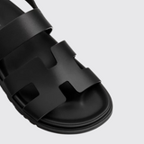 Genius Sandals in Noir
